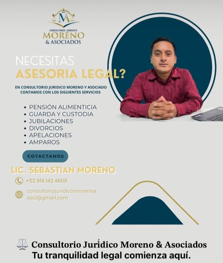 Material visual de asesoría legal de Consultorio Jurídico Moreno & Asociados